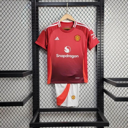 [Dziecięce] Koszulka domowa Manchester United 2024