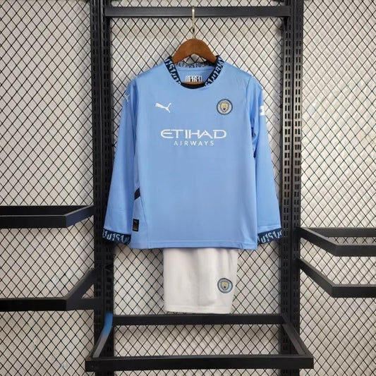 [Dziecięce] Koszulka domowa Manchester City 2024