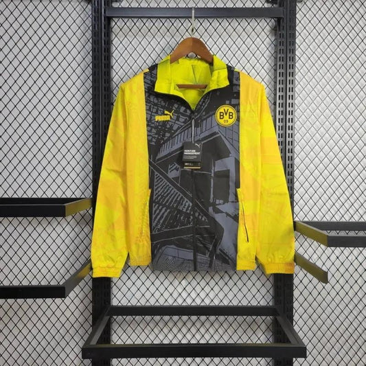 Borussia Dortmund dwustronna kurtki wiatrówka